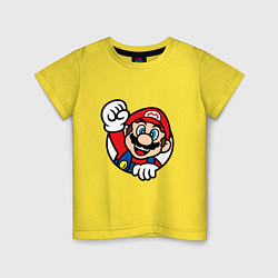 Детская футболка MarioFace