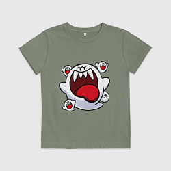 Футболка хлопковая детская Mario Bu, цвет: авокадо