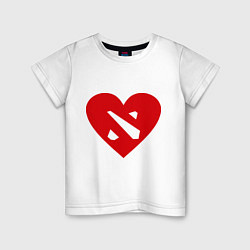 Детская футболка Love Dota 2