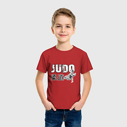 Футболка хлопковая детская Style Judo, цвет: красный — фото 2