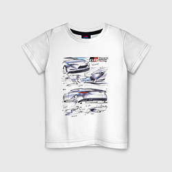 Детская футболка Toyota Gazoo Racing sketch