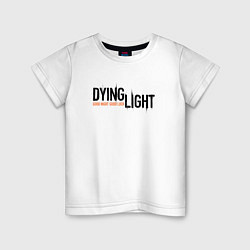 Детская футболка DYING LIGHT GOOD NIGHT & GOOD LUCK LOGO