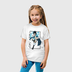 Футболка хлопковая детская Грей Фуллбастер Fairy Tail, цвет: белый — фото 2