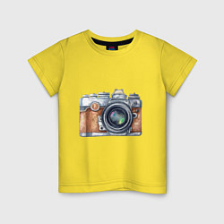 Детская футболка Ретро фотокамера