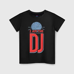 Детская футболка I am the DJ