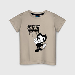 Детская футболка Bendy Бенди и чернильная машина