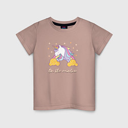 Детская футболка Единорог и радуга