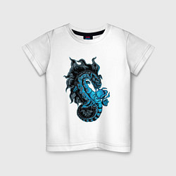 Детская футболка Голубой дракон
