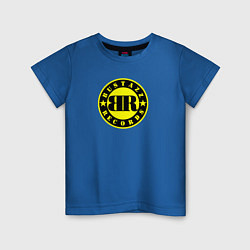 Футболка хлопковая детская 9 грамм: Logo Bustazz Records, цвет: синий