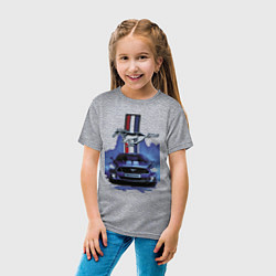 Футболка хлопковая детская Mustang - лучший среди равных!, цвет: меланж — фото 2