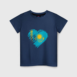Детская футболка Сердечко Казахстана