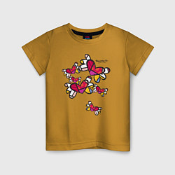 Детская футболка Romero Britto: flying hearts