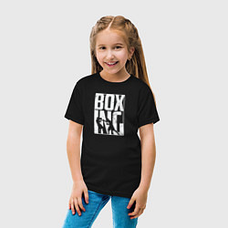 Футболка хлопковая детская Boxing бой, цвет: черный — фото 2