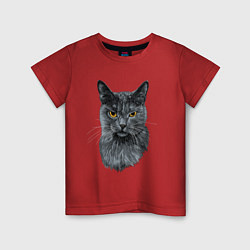 Детская футболка Русская голубая кошка