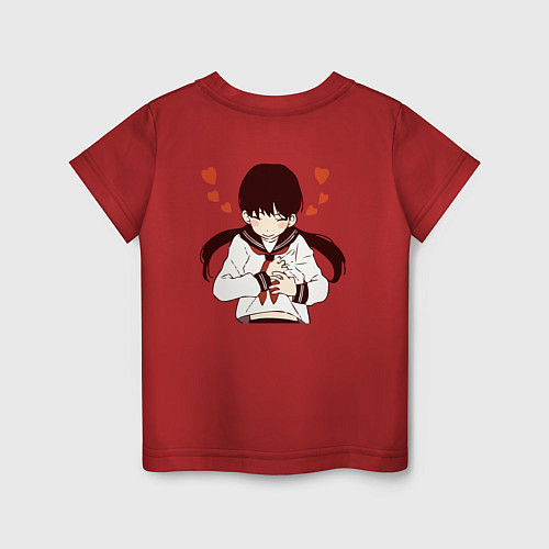 Детская футболка Tyanka любовь в корее / Красный – фото 2