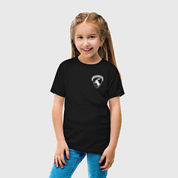 Футболка хлопковая детская VOLVO логотип лось, цвет: черный — фото 2
