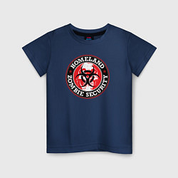 Детская футболка Национальная зомби безопасность