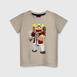 Детская футболка Minecraft Warrior