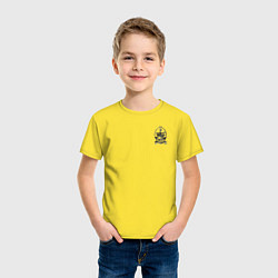 Футболка хлопковая детская Герб Калленов, цвет: желтый — фото 2