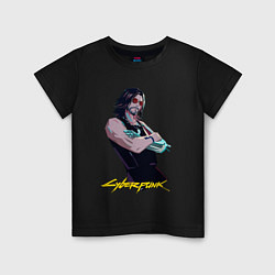 Детская футболка Джонни Cyberpunk2077 Johnny