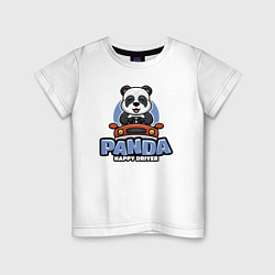 Детская футболка Panda Happy driver