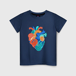 Детская футболка Сердце там где море