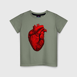 Детская футболка Сердце анатомическое