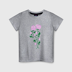 Детская футболка Влюблённые розы