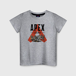 Футболка хлопковая детская Apex Legends - All Star, цвет: меланж