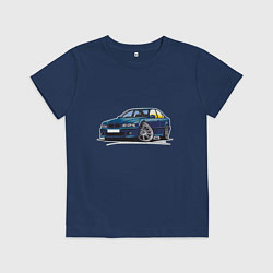 Футболка хлопковая детская BMW Blue, цвет: тёмно-синий