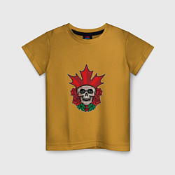 Детская футболка Canada Skull