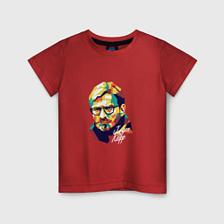 Футболка хлопковая детская Coach Klopp, цвет: красный