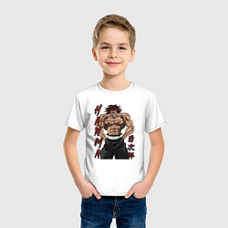 Футболка хлопковая детская Ярость Юджиро, цвет: белый — фото 2