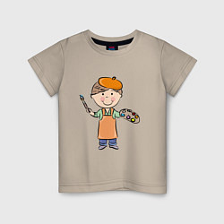 Детская футболка Юный художник