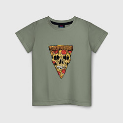Детская футболка Pizza - Skull