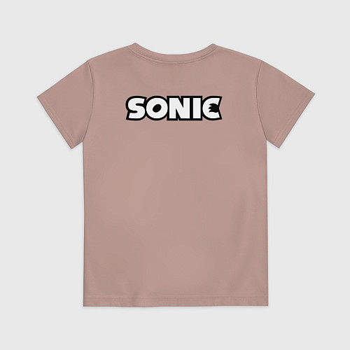 Детская футболка The hedgehog / Пыльно-розовый – фото 2