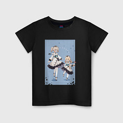 Детская футболка Кли и Барбара Genshin Impact