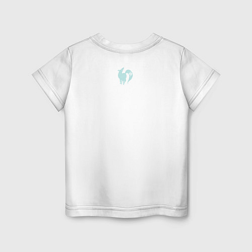 Детская футболка Лисий грех Бан / Белый – фото 2