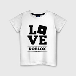Детская футболка Roblox Love Classic