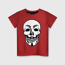 Детская футболка Анонимус - череп