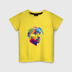 Футболка хлопковая детская 2PAC Style, цвет: желтый