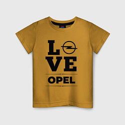 Детская футболка Opel Love Classic