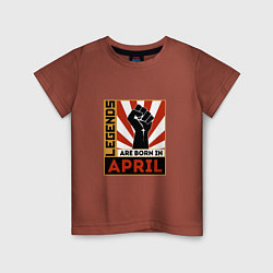 Детская футболка Апрель - Легенда