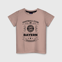 Детская футболка Bayern: Football Club Number 1 Legendary