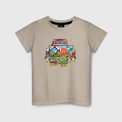 Детская футболка Продавец арбузов на машине
