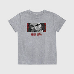 Футболка хлопковая детская Дерзкий Юдзиро, цвет: меланж