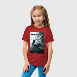 Футболка хлопковая детская Metal Gear Rising Revengeance - poster, цвет: красный — фото 2
