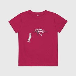 Футболка хлопковая детская Stray Street, цвет: маджента