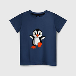 Детская футболка Маленький крошка пингвин