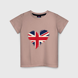 Детская футболка Сердце - Британия